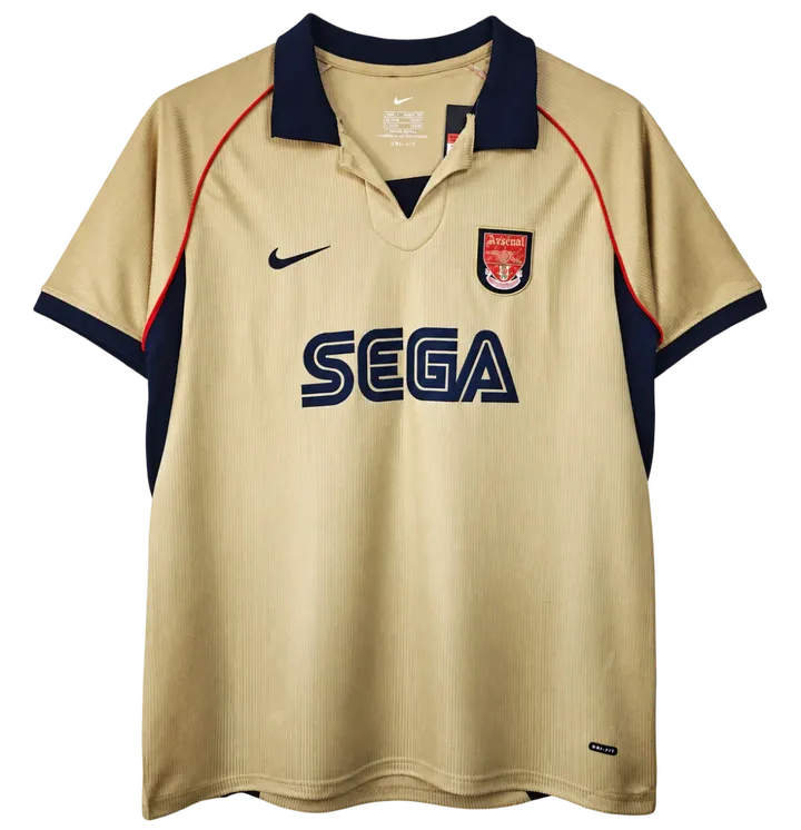 Jersey retro Arsenal 2001/02 Visita