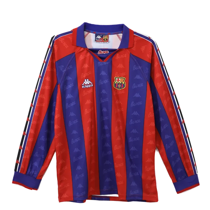 Jersey retro Barcelona 1995/97 Local Manga Larga