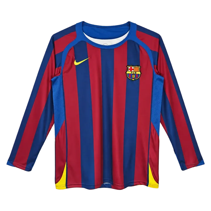 Jersey retro Barcelona 2005/06 Local Manga larga