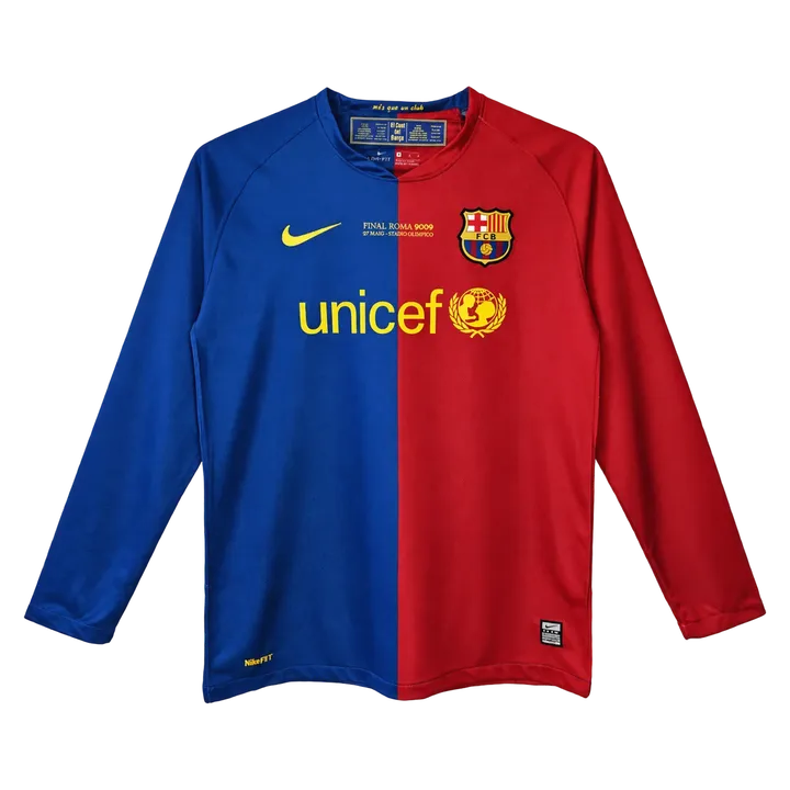 Jersey retro Barcelona 2008/09 Local · Manga larga
