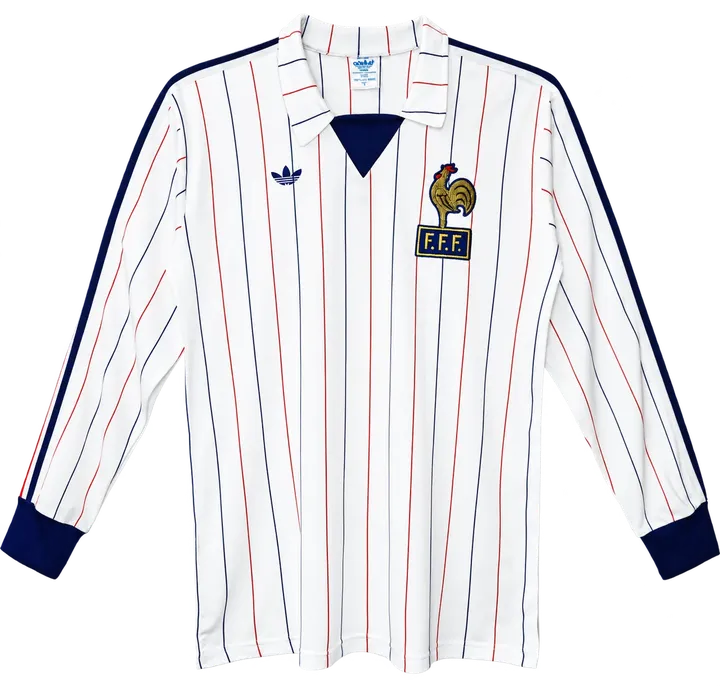 Jersey retro Francia 1980/82 Visita Manga larga