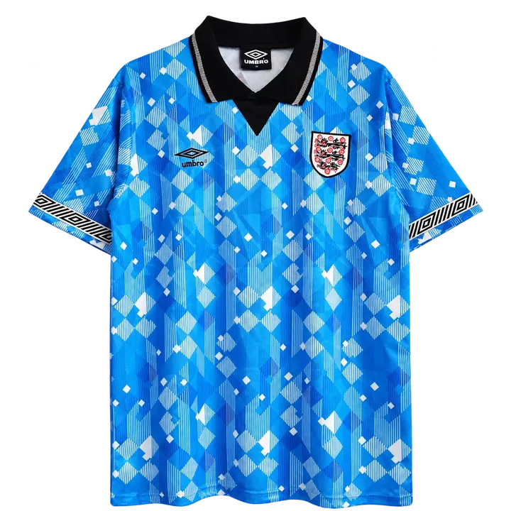 Jersey retro Inglaterra 1990 Tercera