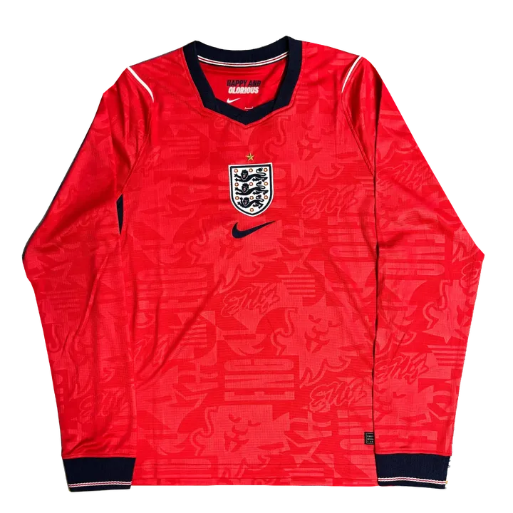 Jersey Inglaterra 2026 Visita Manga Larga