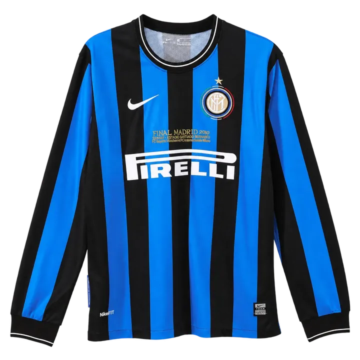 Jersey retro Inter de Milan 2009/10 Local Manga larga