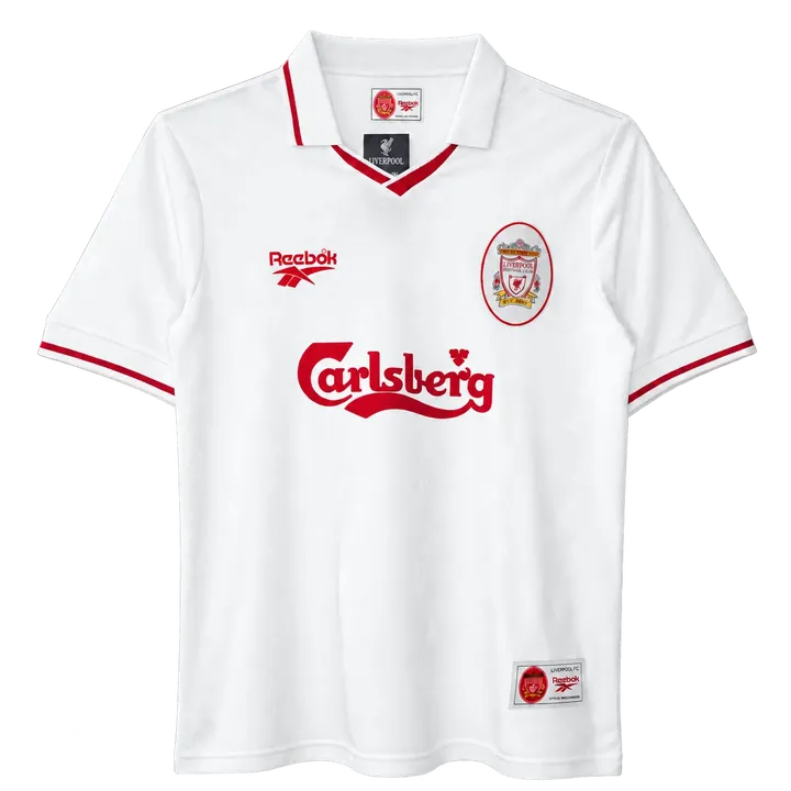 Jersey retro Liverpool 1996/97 Visita