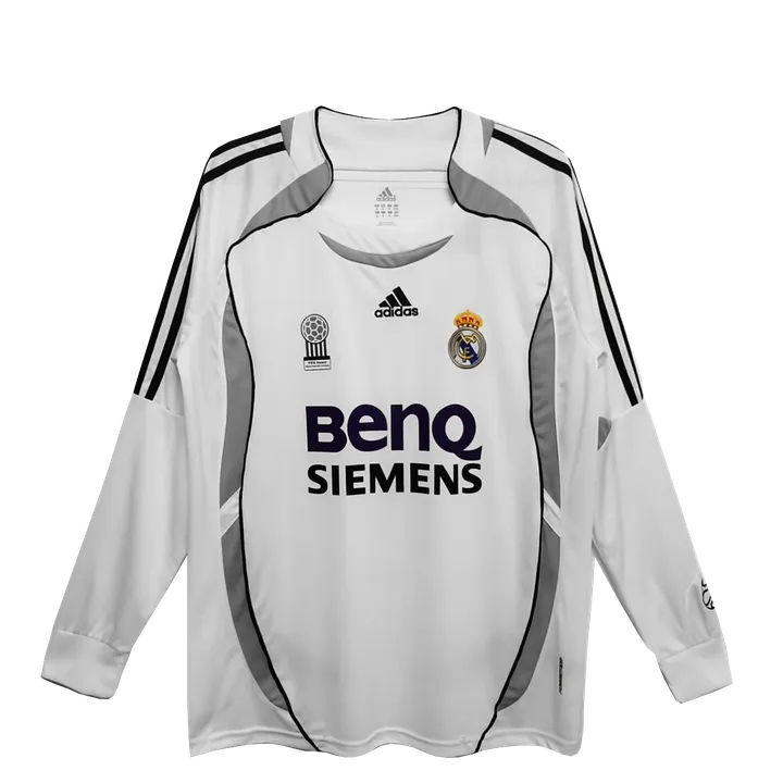 Jersey retro Real Madrid 2006/07 Local Manga Larga