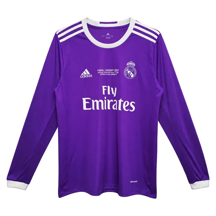 Jersey retro Real Madrid 2016/17 Visita · Manga larga