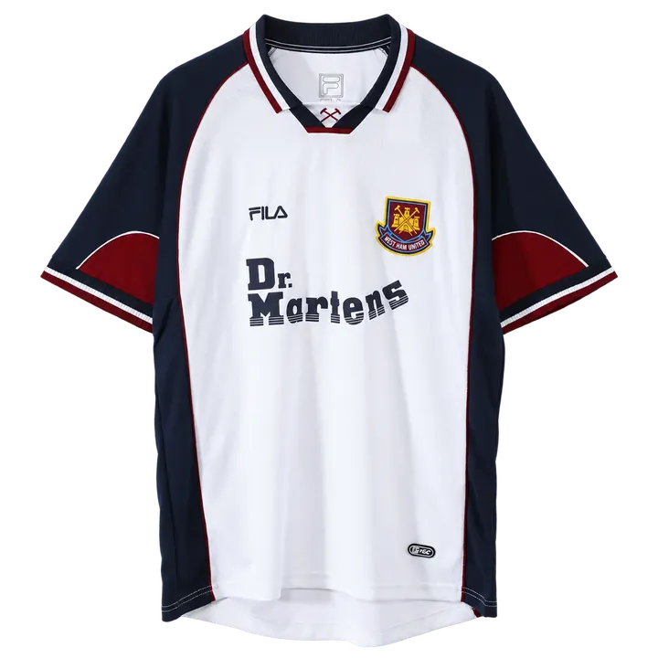 Jersey retro West Ham United 1999/01 Visita