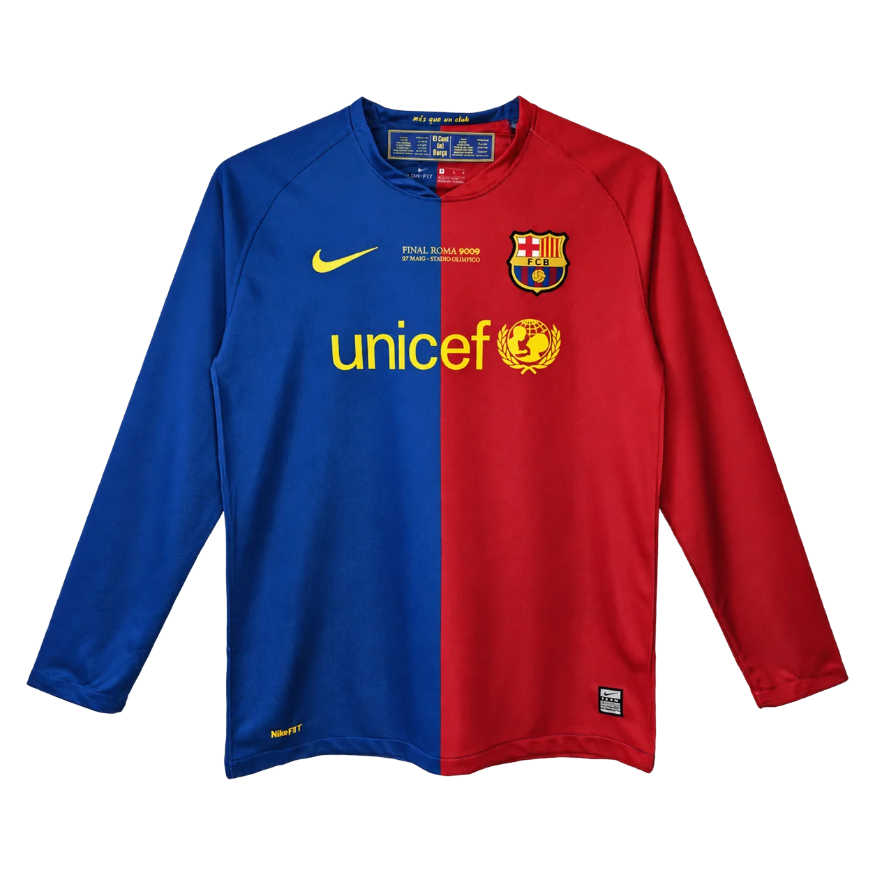 Jersey retro Barcelona 2008/09 Local · Manga larga