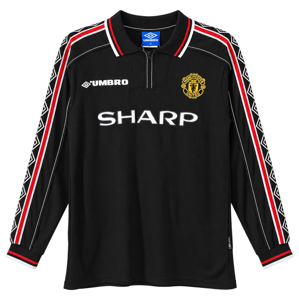 Jersey retro Manchester United 1998/99 Tercera Manga Larga