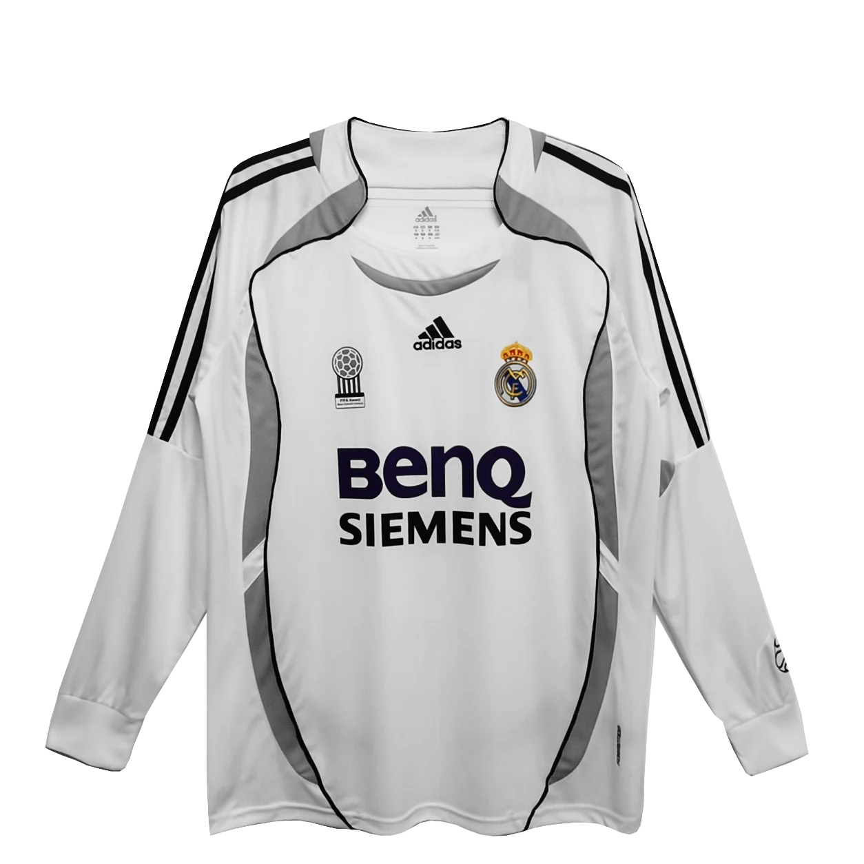 Jersey retro Real Madrid 2006/07 Local Manga Larga