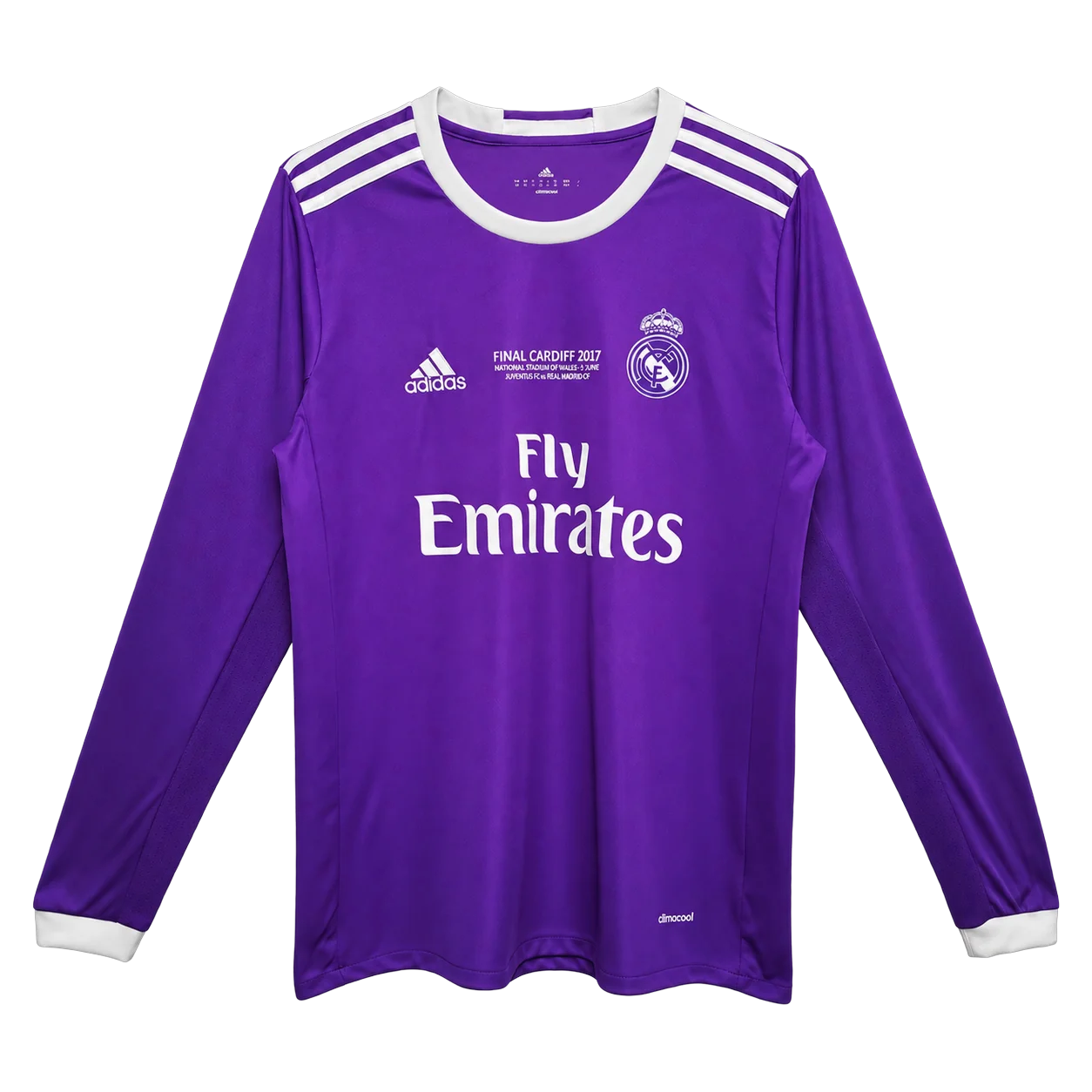 Jersey retro Real Madrid 2016/17 Visita · Manga larga