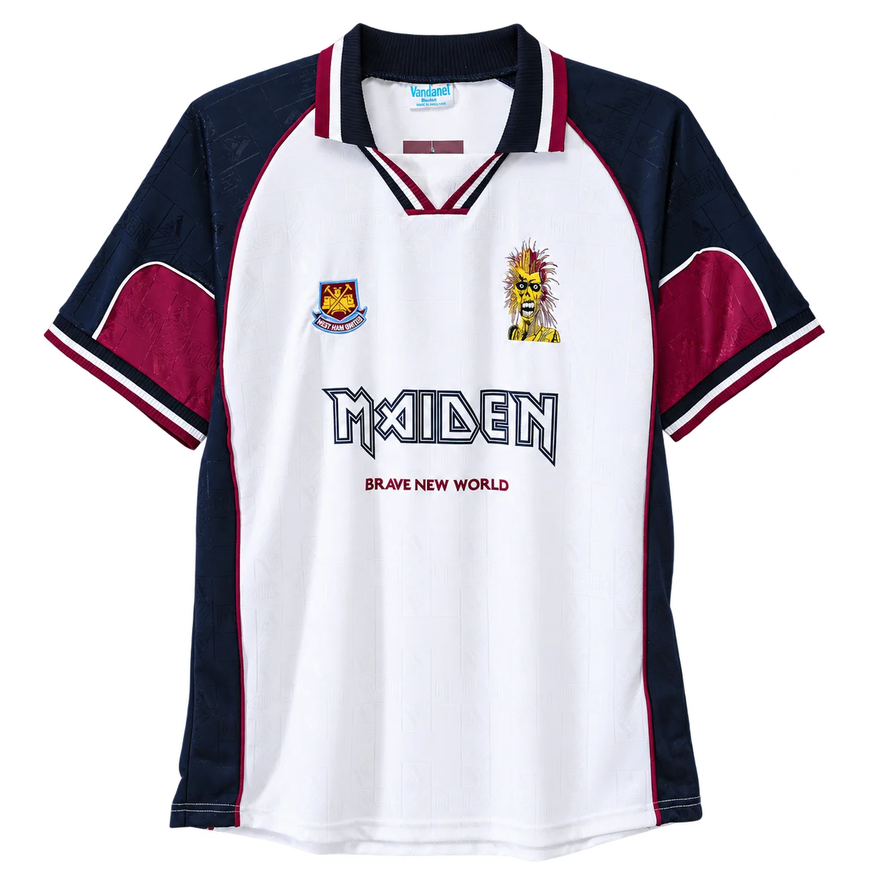 Jersey retro West Ham United 1999 Visita